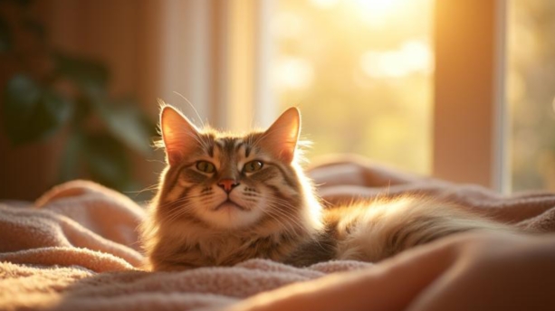 こっちを見ている猫