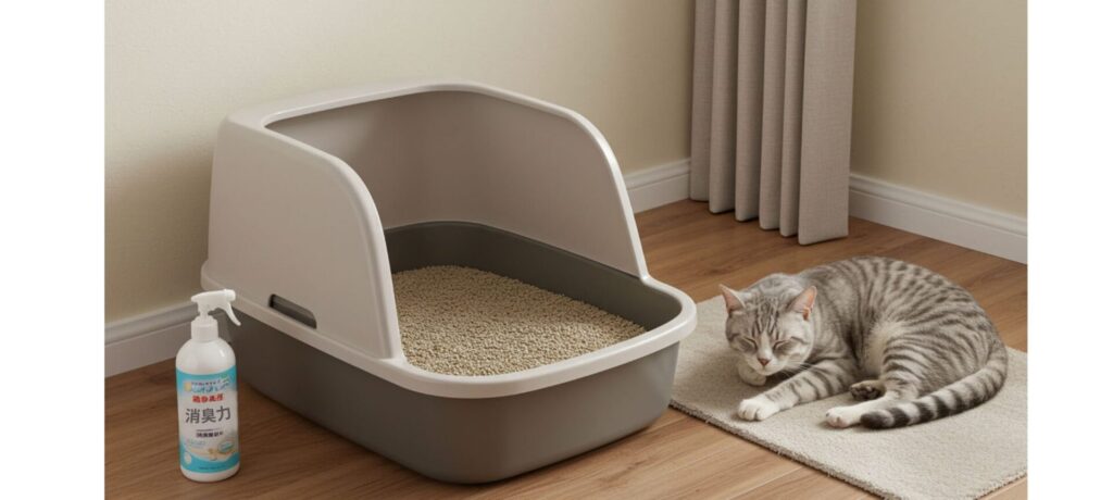 猫と消臭剤