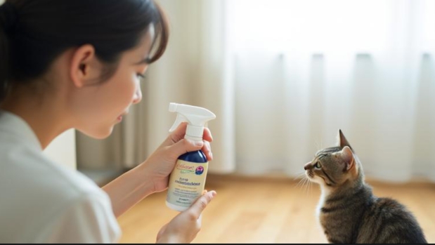 猫に消臭スプレーを直接かけるのはNG？獣医が教える正しい使い方
