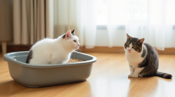 2匹の猫