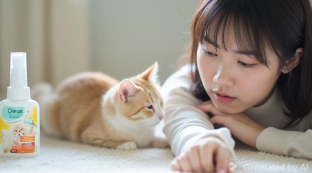 猫と寝る飼い主