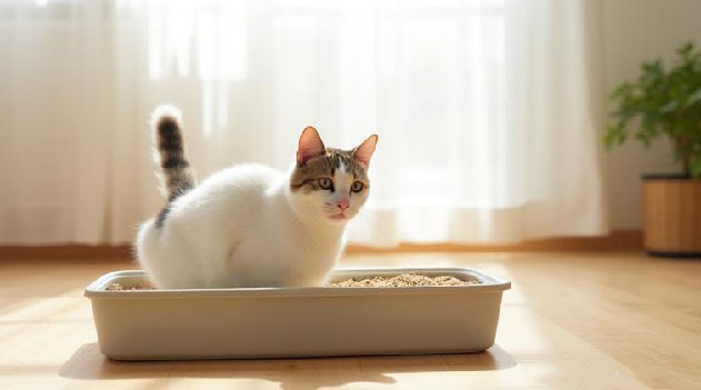 トイレの猫