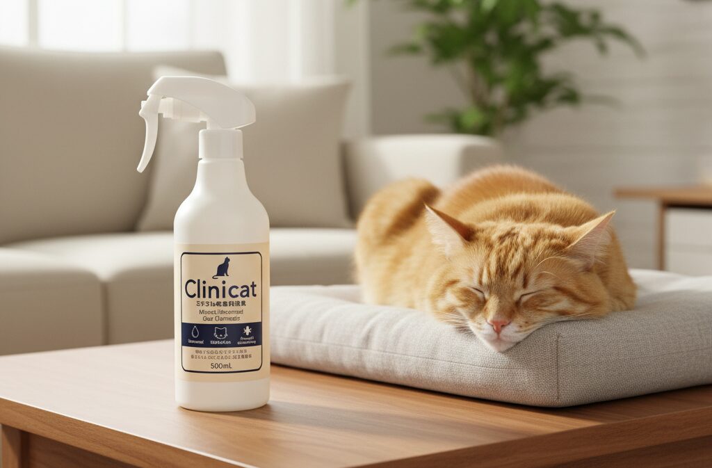 消臭剤と猫